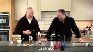 How to make a frappé coffee using an aerolatte milk frother [upl. by Tuckie]