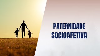 Paternidade socioafetiva [upl. by Ava]