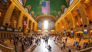 Walking Tour of Grand Central Terminal — New York City 【4K】🇺🇸 [upl. by Ahsinad]