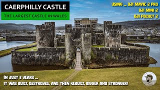 Caerphilly Castle  The Largest in Wales 2nd in Britain [upl. by Eeimaj]