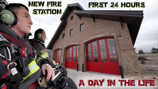 First 24 Hours in a New Fire Station  A Day in the Life [upl. by Karlens]