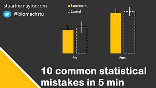 Ten Statistical Mistakes in 5 Min [upl. by Carpio]