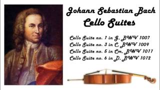 Johann Sebastian Bach  Cello suites in 432 Hz great for reading or studying [upl. by Atikcir]