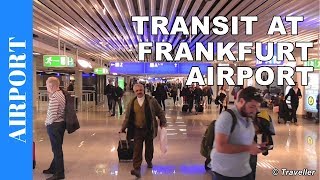 TRANSIT WALK AT FRANKFURT Airport FRA Terminal 1  Connection Flight Transfer Arriving amp Departing [upl. by Babbette]