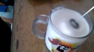 Aerolatte Review Frothing Cold Milk In Under 1 Minute [upl. by Notnirb]